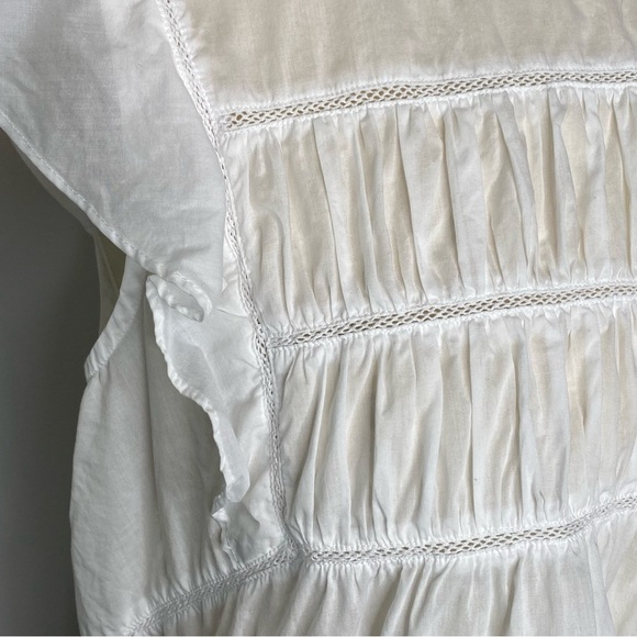 Rails Bright White Filomena Flutter Sleeve Blouse - Picture 4 of 13